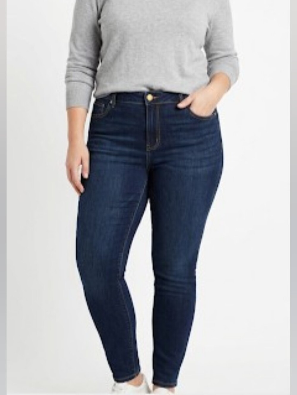 Lane Bryant Blue Skinny Jeans Modern Stretch Size 22